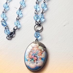 Handmade Victorian inspired necklace